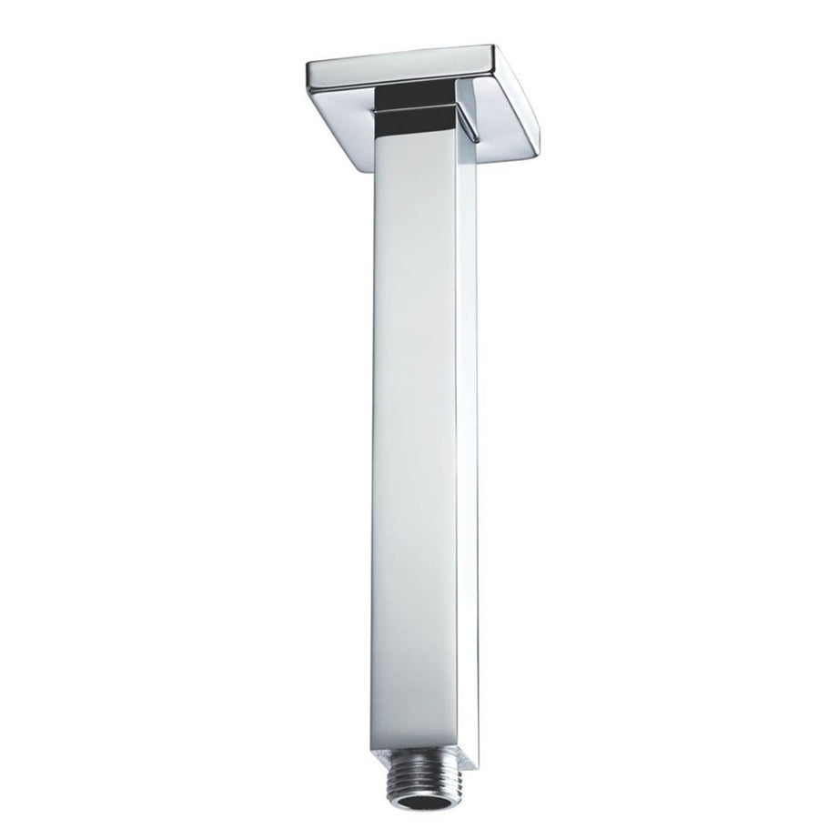 Bristan Shower Head Arm Ceiling Mounted Square Chrome Brass Bathroom Modern - Image 1