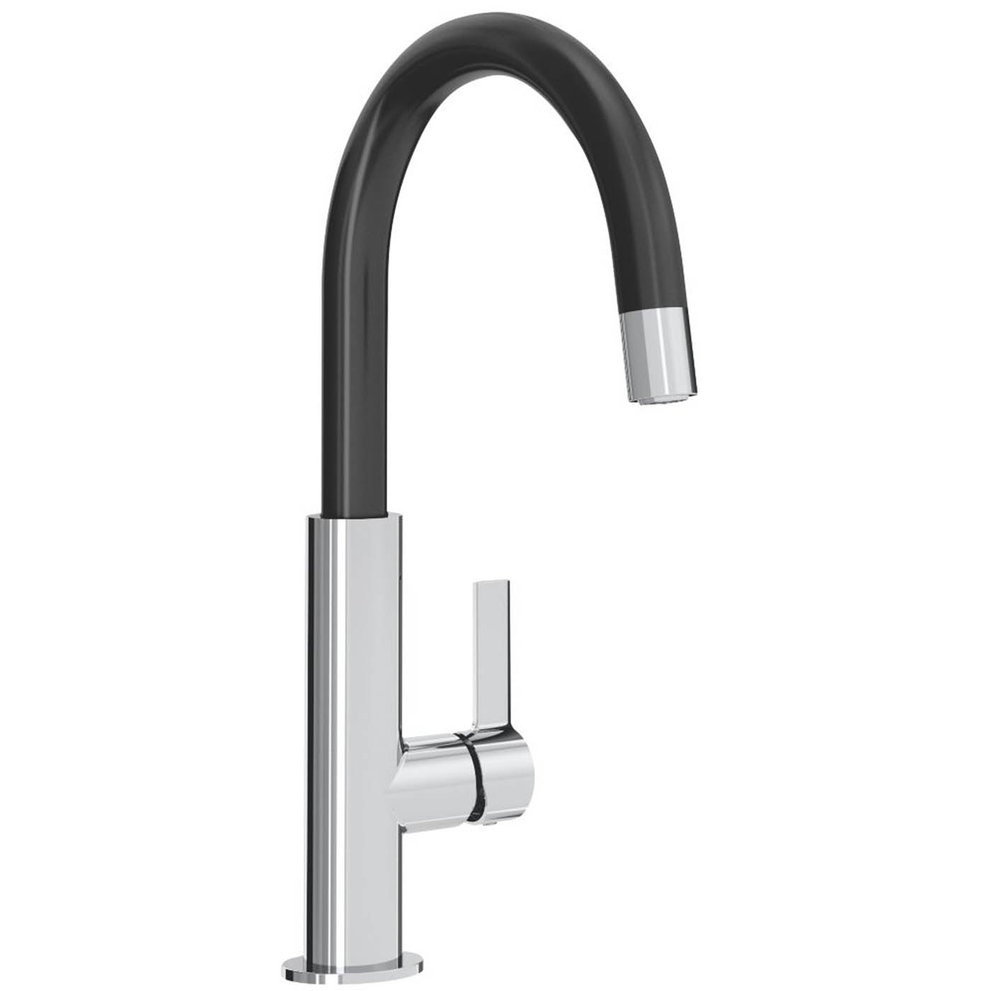 Bristan Kitchen Sink Mixer Tap Mono Brass Single Lever Chrome Black Modern - Image 1
