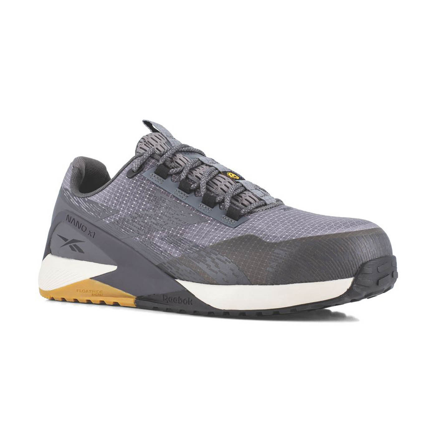 Reebok Safety Trainers Unisex Wide Fit Grey Work Shoes Composite Toe Size 9 - Image 1