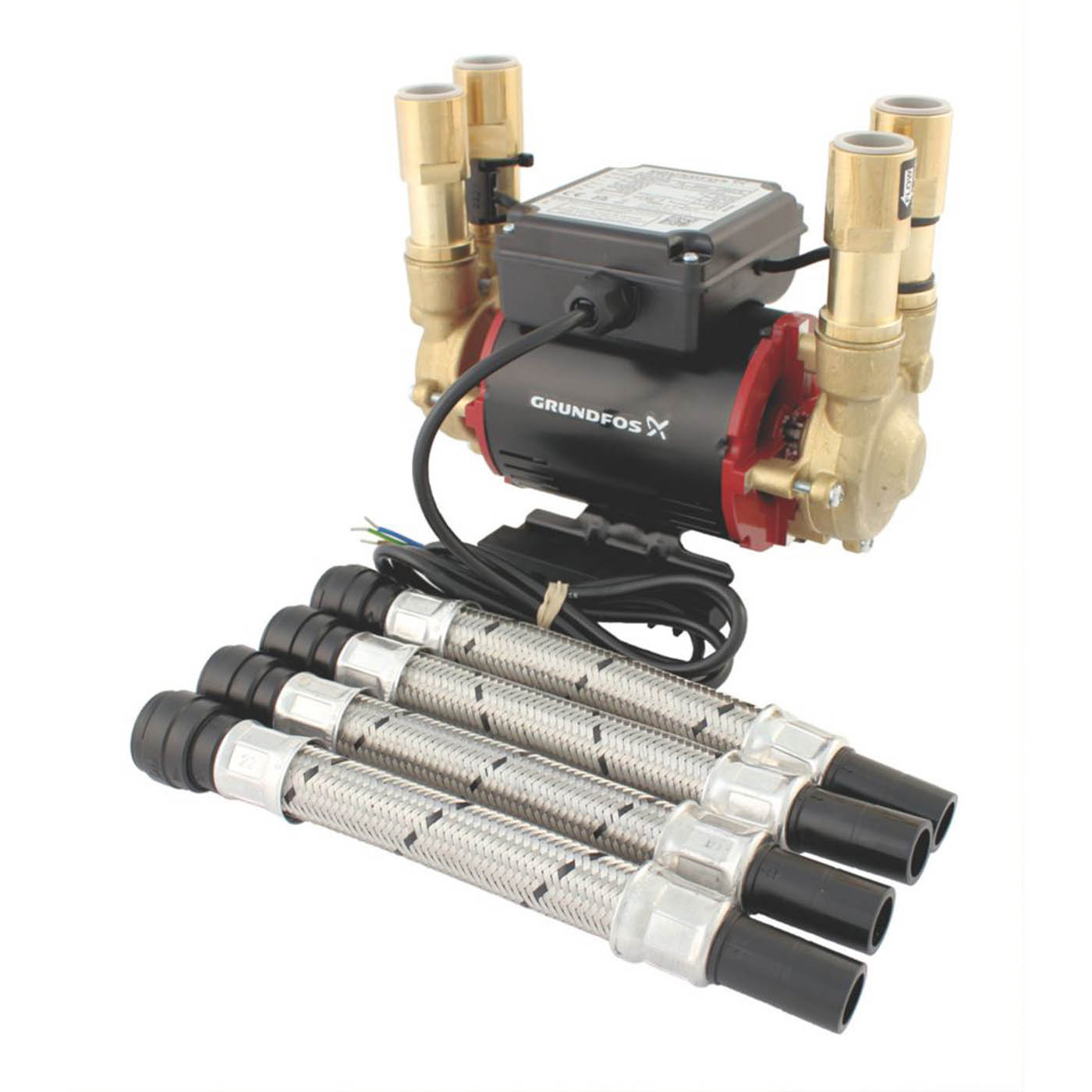 Grundfos Shower Pump 1.5bar STP-1.5 B Regenerative Twin Positive Head Durable - Image 1