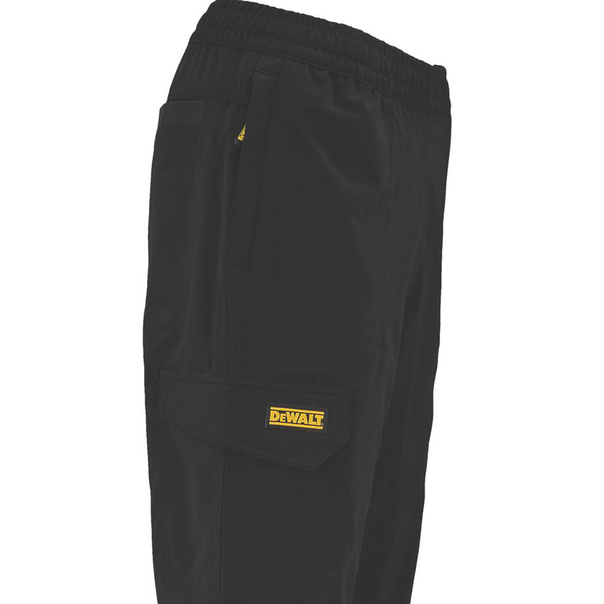 DeWalt Mens Work Joggers Black Breathable Slim Fit Pockets Large 34-42" W 31" L - Image 3