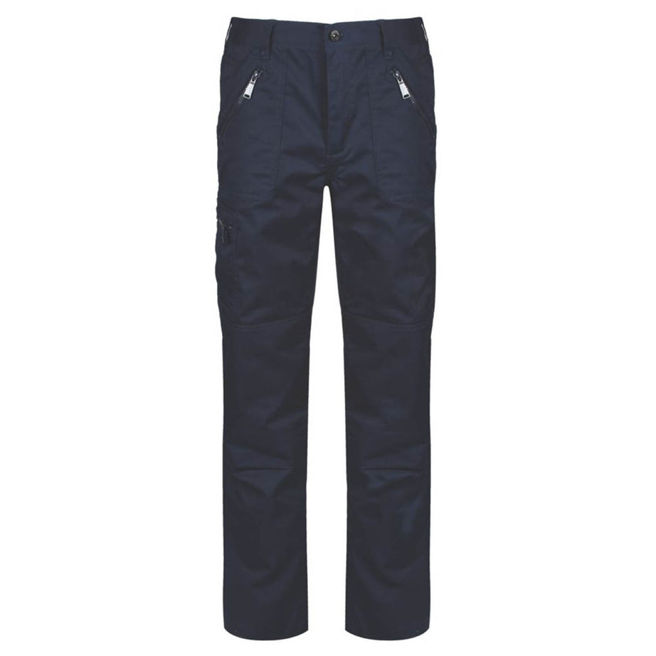 Regatta Work Trousers Mens Pro Action Classic Fit Navy Multi Pockets 34"W 31"L - Image 1