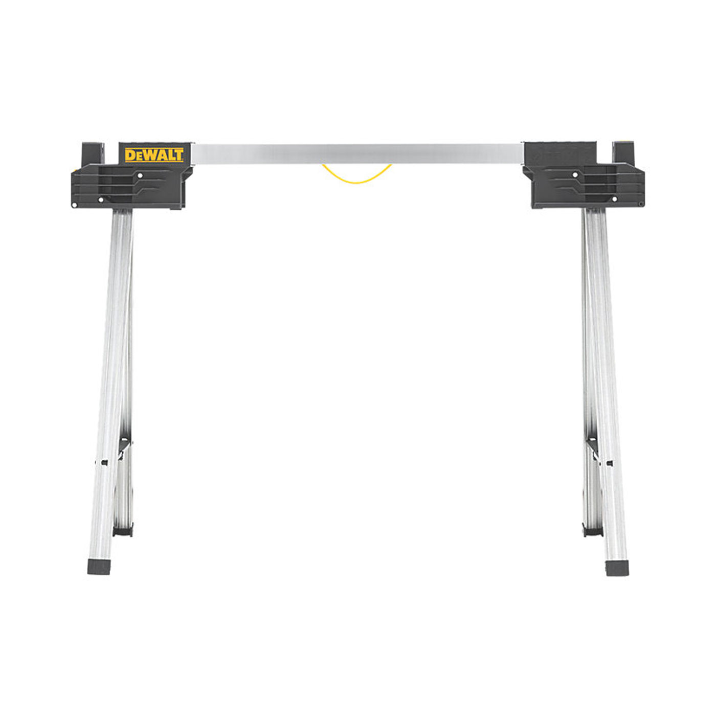 DeWalt Saw Horse 111cm Metal Heavy Duty Portable Sturdy 900kg Capacity Twin Pack - Image 2