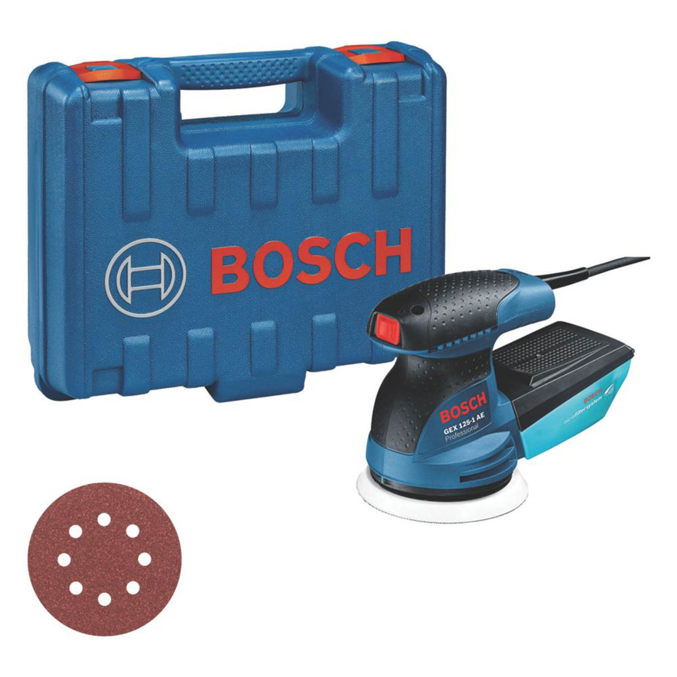 Bosch Random Orbit Sander Electric GEX125-1AE 125mm Ergonomic Compact 250W - Image 1