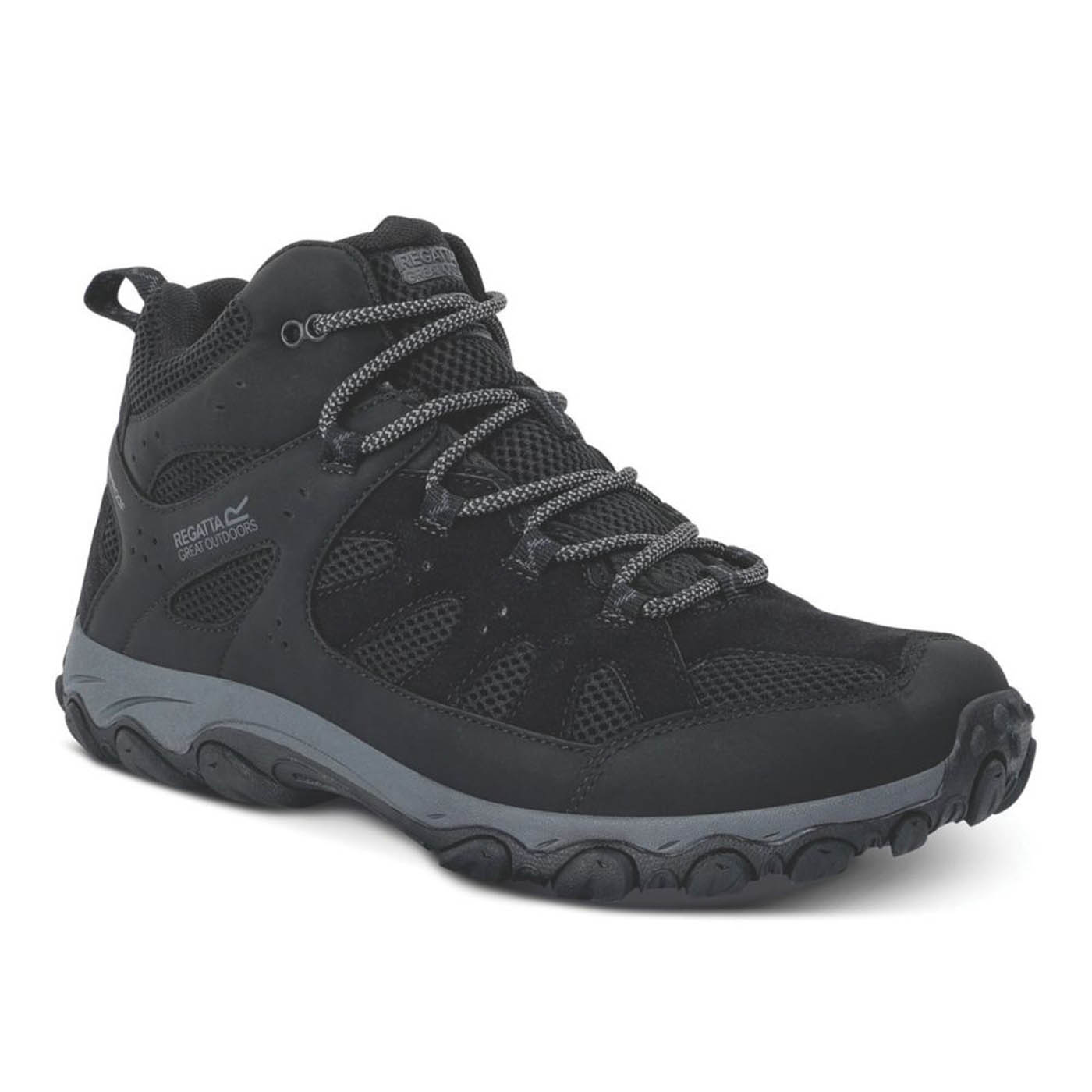 Regatta Non Safety Boots Mens Standard Fit Black Waterproof Composite Toe Size 8 - Image 1