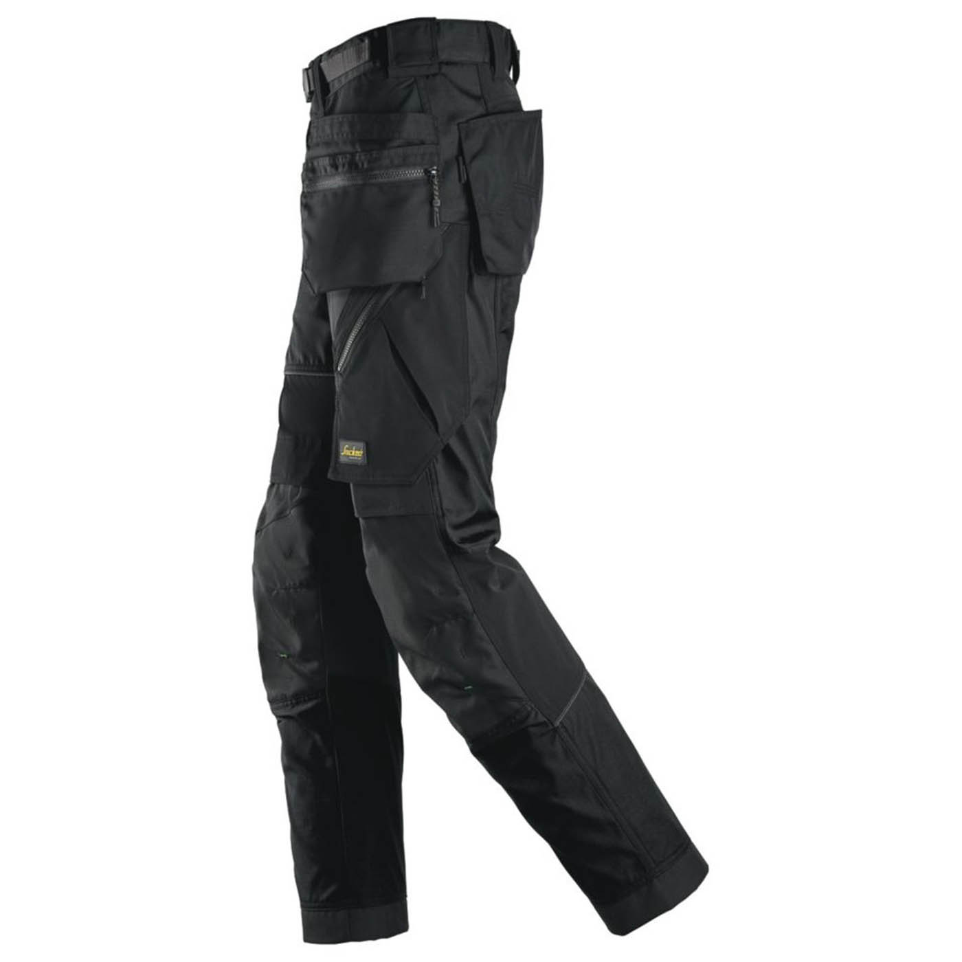 Snickers Work Trousers Mens Regular Fit Black Stretch Multi Pockets 38W 32L - Image 6