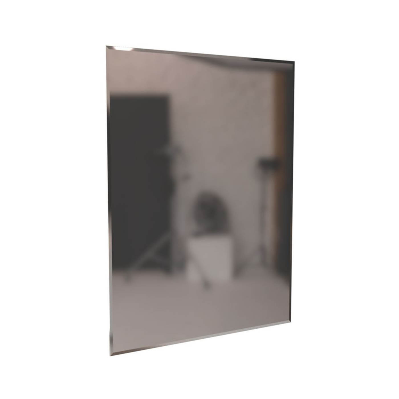 Nevarda Bathroom Mirror Plain 600mm x 10mm x 800mm - Image 1