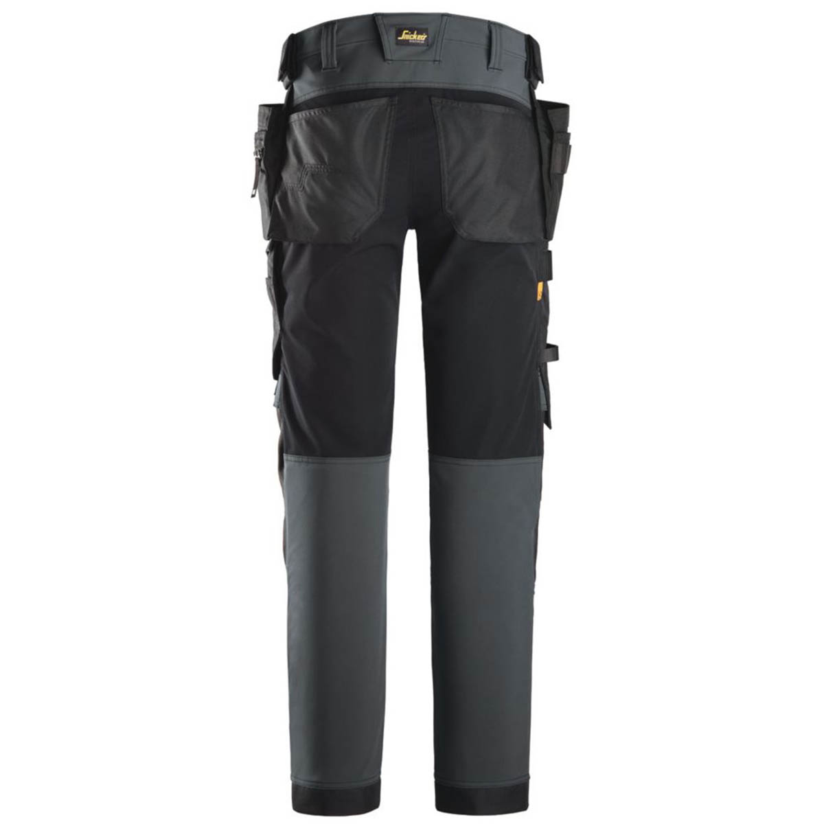 Snickers Mens Work Trousers Shell Stretch Steel Grey Holster Pockets 30" W 30" L - Image 3