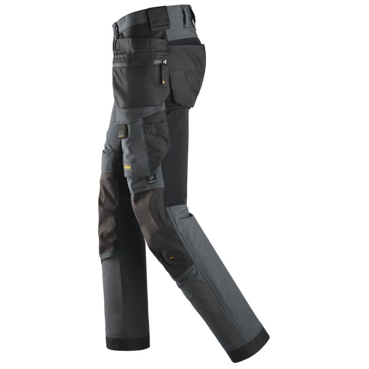 Snickers Mens Work Trousers Shell Stretch Steel Grey Holster Pockets 30" W 30" L - Image 4