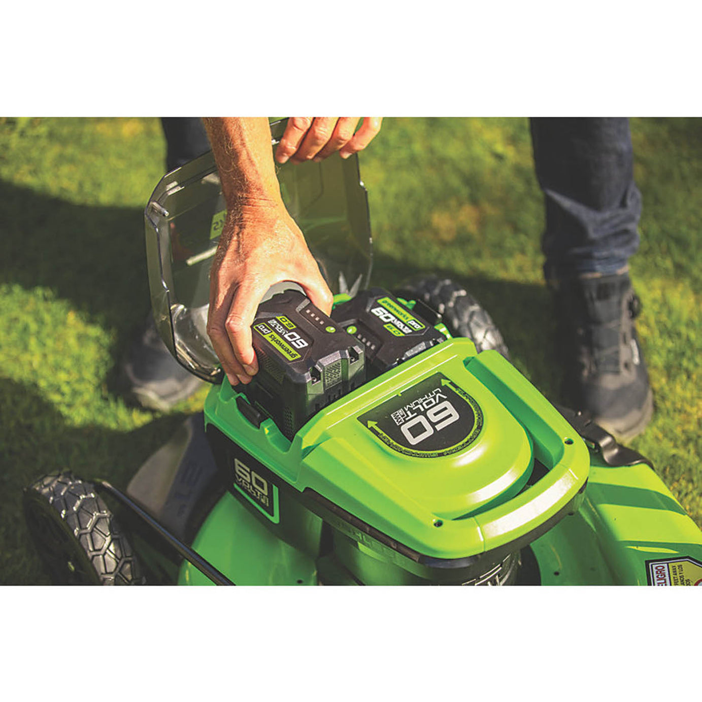 Greenworks Lawn Mower Cordless 60V Li-Ion GD60LM46SP 46cm Grass Cutter Body Only - Image 6