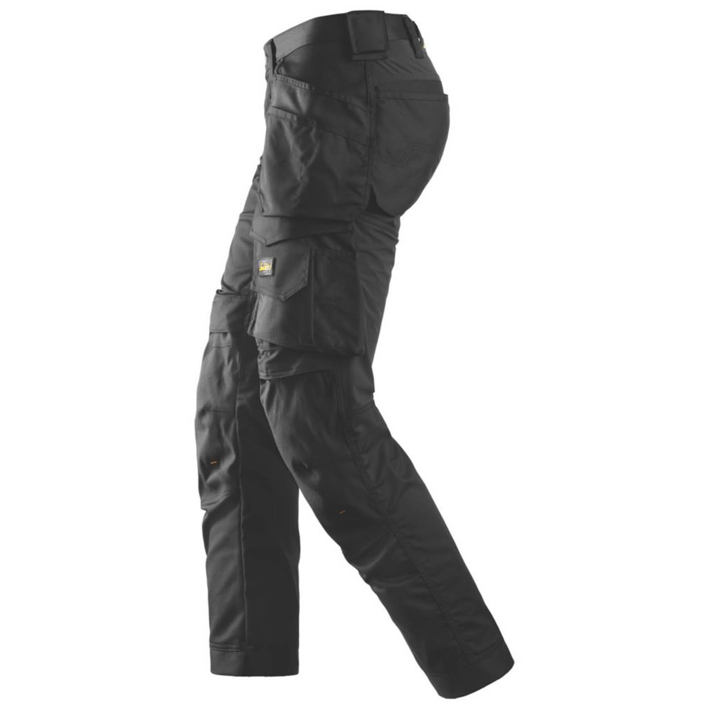 Snickers Work Trousers Mens Slim Fit Black Stretch Multi Pockets Cargo 39W 35L - Image 5