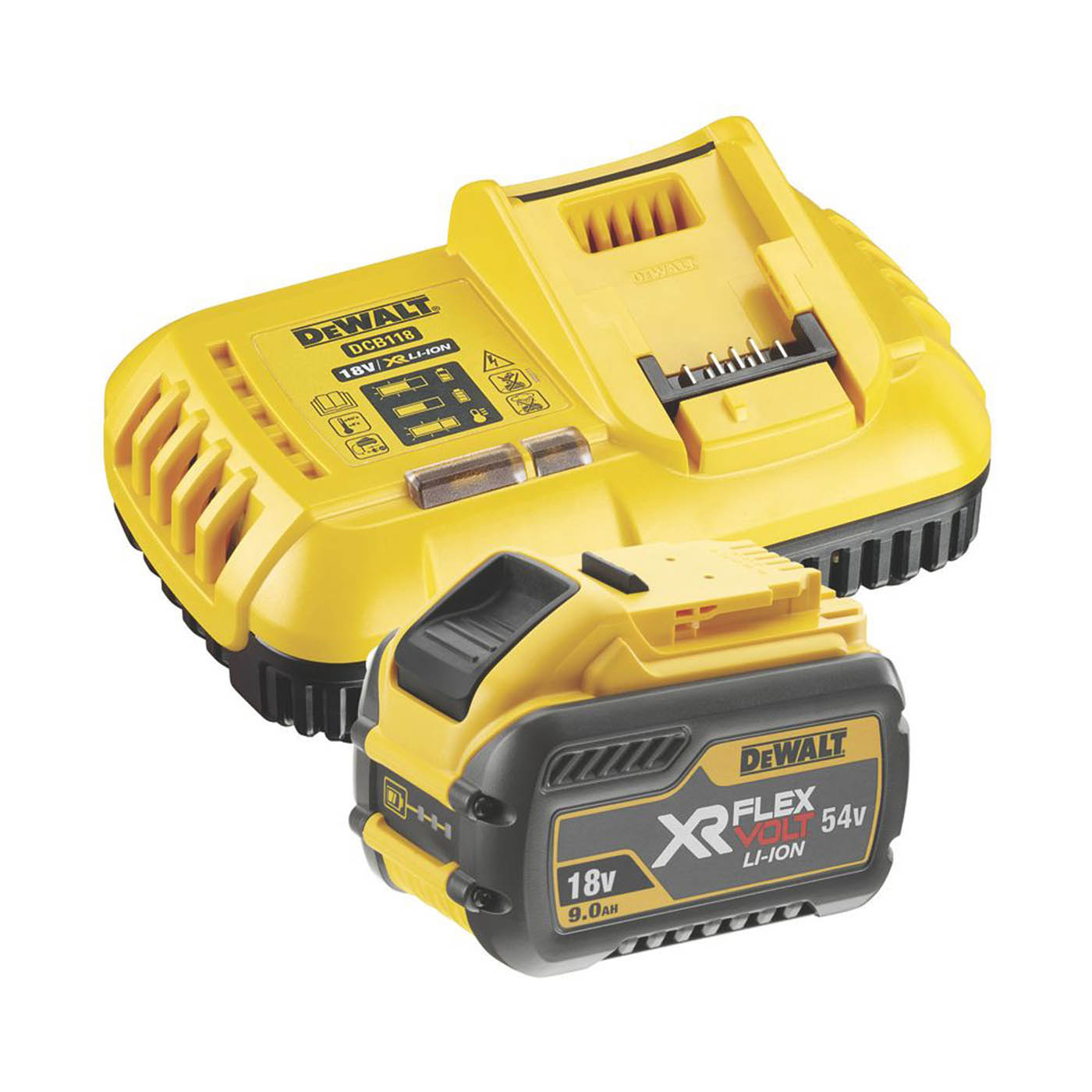 DEWALT DCMCS574X1-GB 54V 1 x 9Ah Li-Ion XR FlexVolt Brushless Cordless 45cm Chainsaw - Image 2