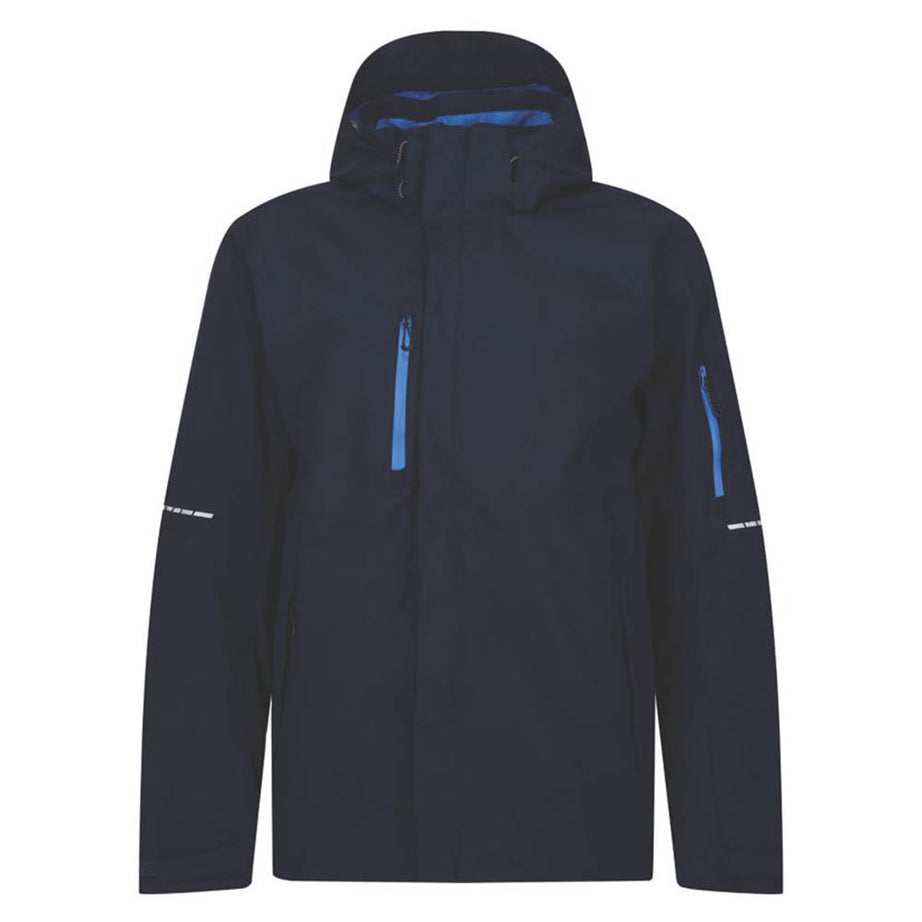 Regatta Jacket Waterproof Shell Mens Navy Breathable Warm Lining Durable Size XL - Image 1
