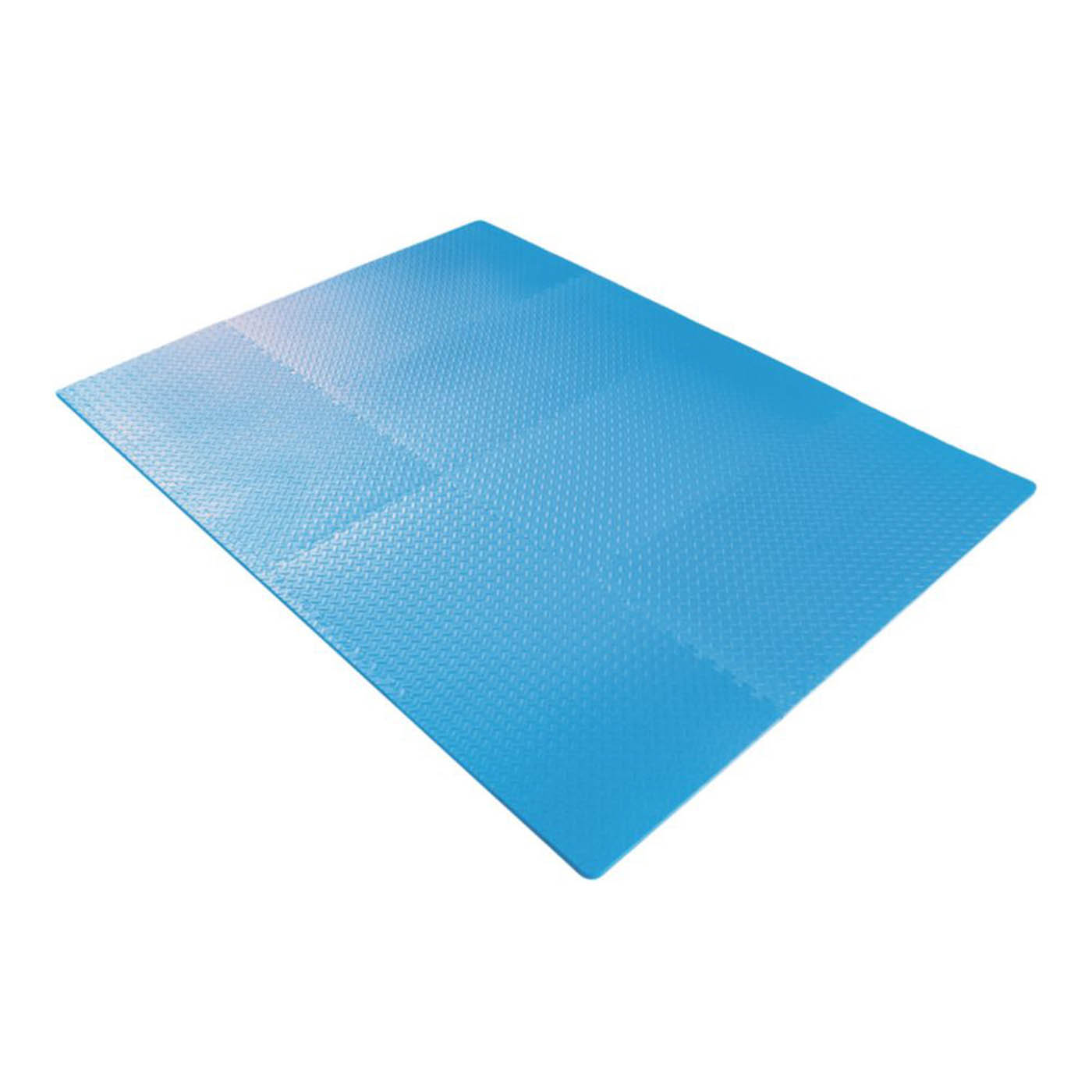 Floor Tile Interlocking Blue Foam 4.32m² Heavy Duty Garage 60x60cm Pack Of 12 - Image 2