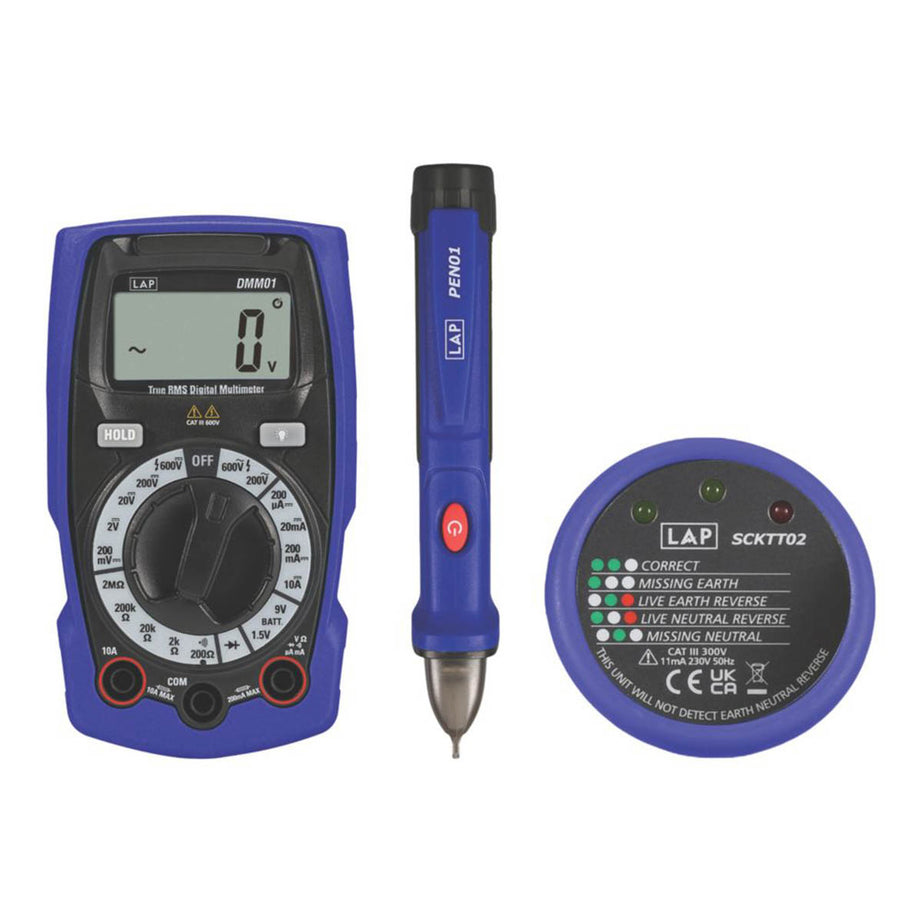 LAP DT-660 +  AC-6F + DT-905A  Electrical Tester Kit 3 Pieces - Image 1