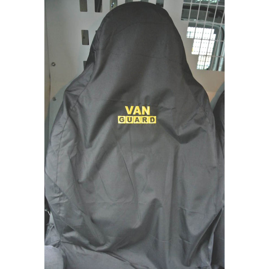Van Guard Seat Cover Single Universal Waterproof Resistant Black 940x600 mm - Image 1