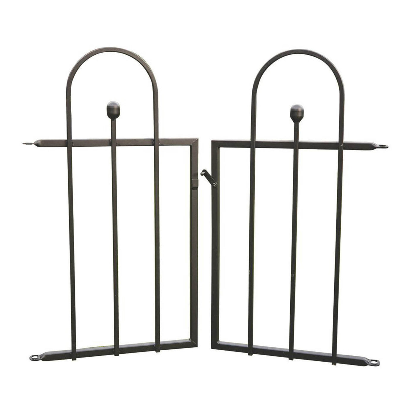 Apollo Appleton Easy Fit  Fence Gates Matt-Black 94cm x 92cm - Image 1