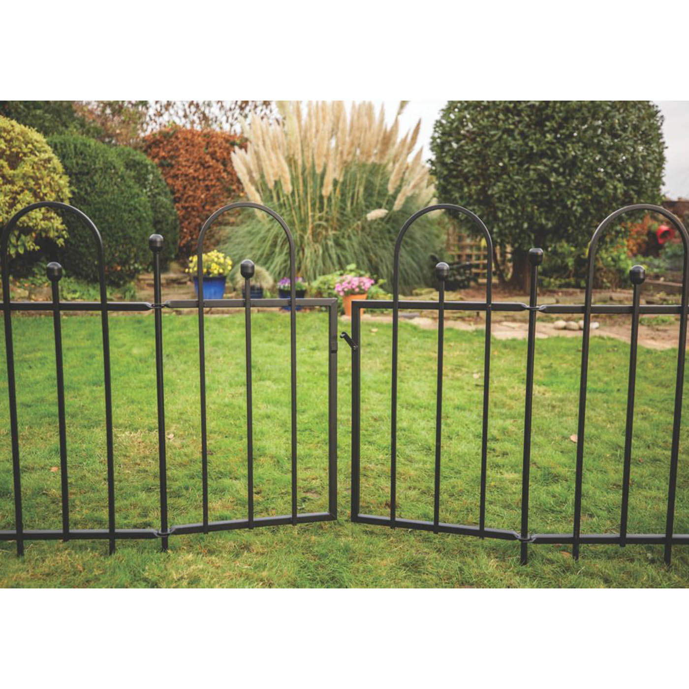 Apollo Appleton Easy Fit  Fence Gates Matt-Black 94cm x 92cm - Image 2