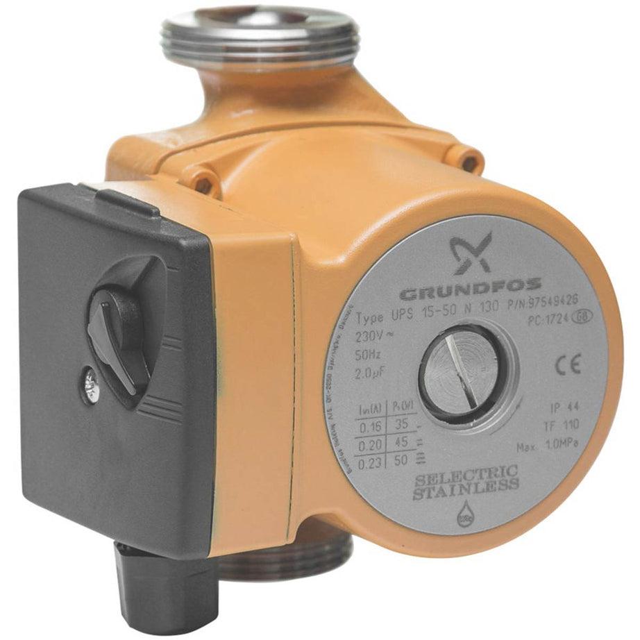 Grundfos Secondary Hot Water Circulator Pump UPS 15-50N Traditional 230V - Image 2