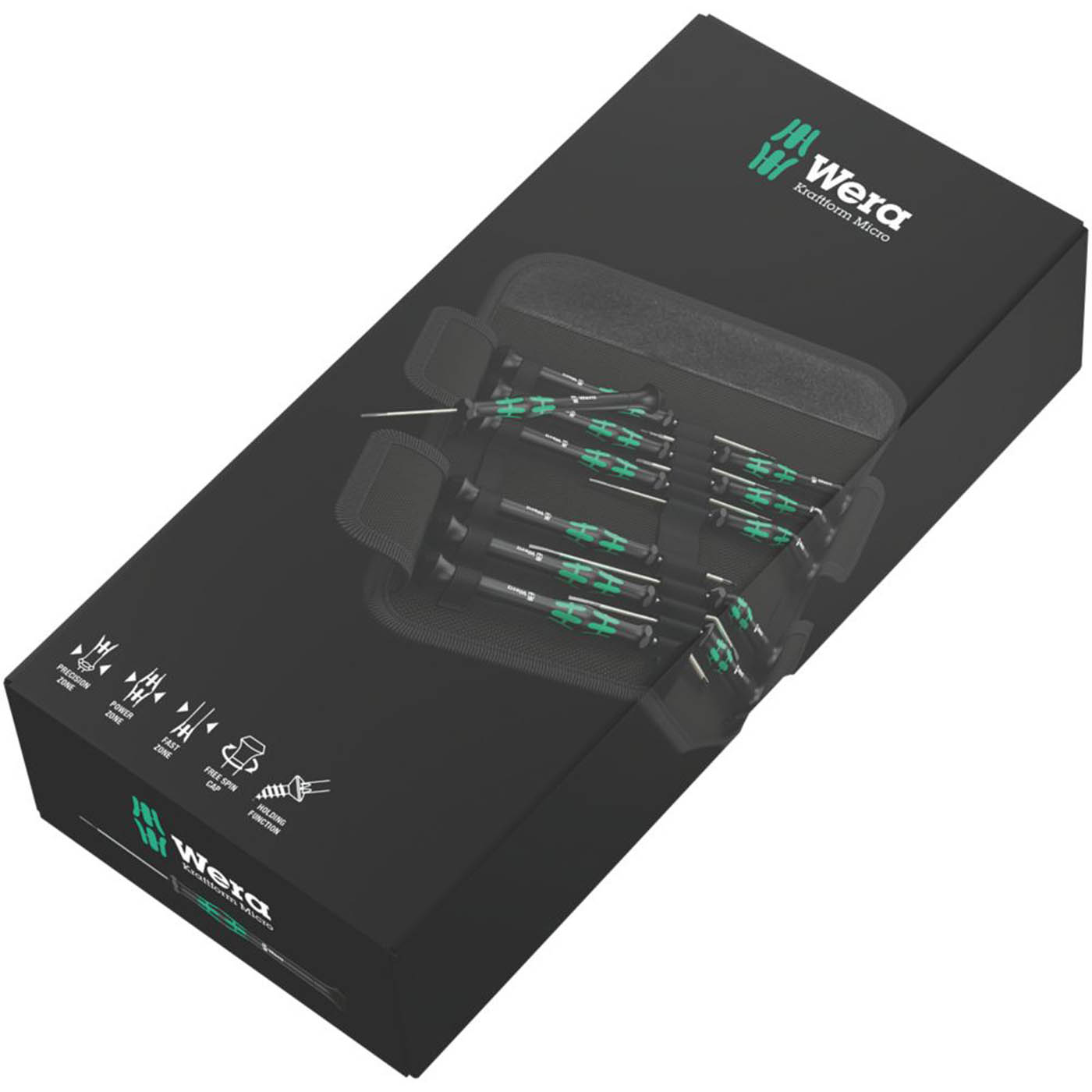 Wera Screwdriver Set Kraftform Micro Mixed Precision 12 Pieces - Image 2