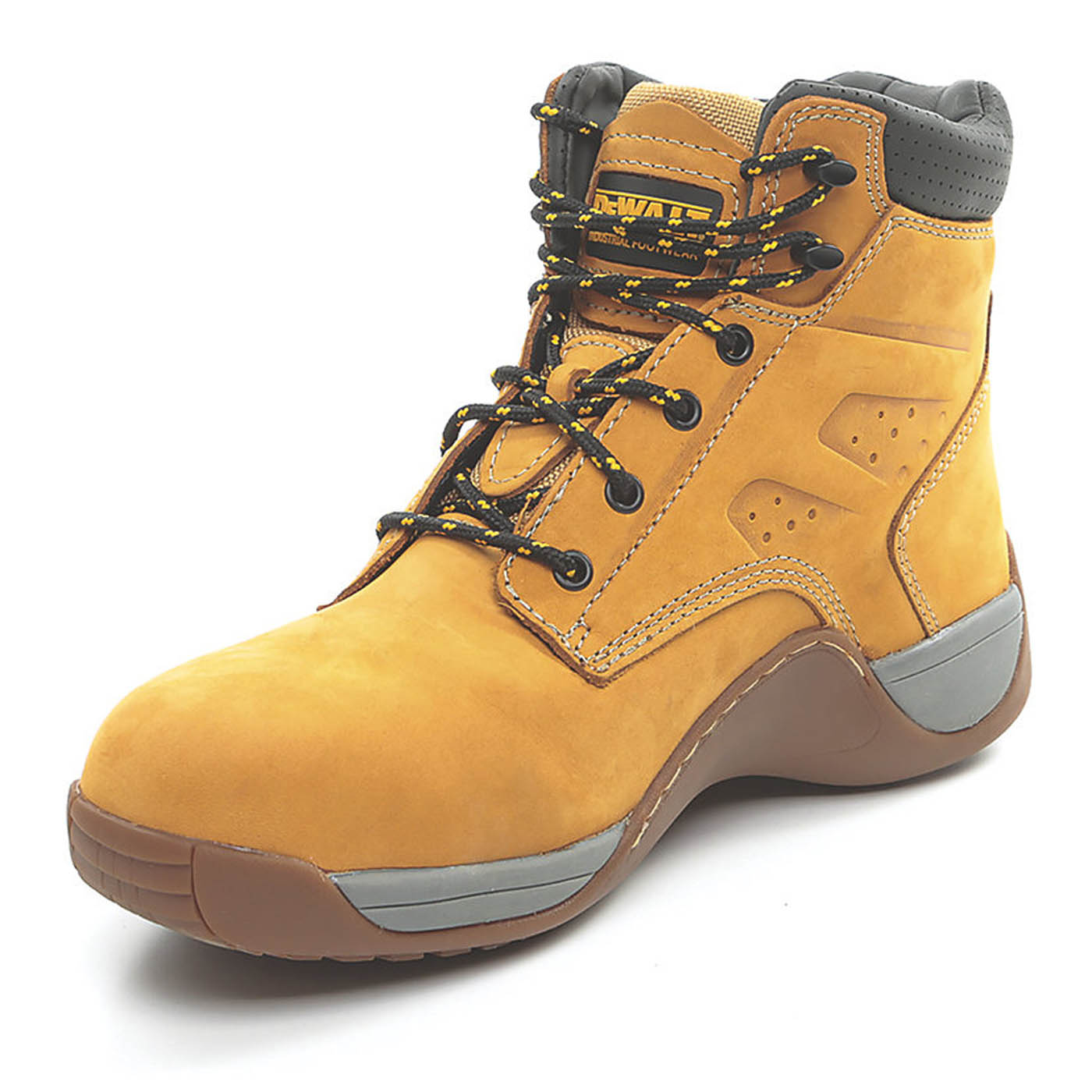 DeWalt Safety Boots Mens Standard Fit Honey Leather Steel Toe Lightweight Size 4 - Image 3