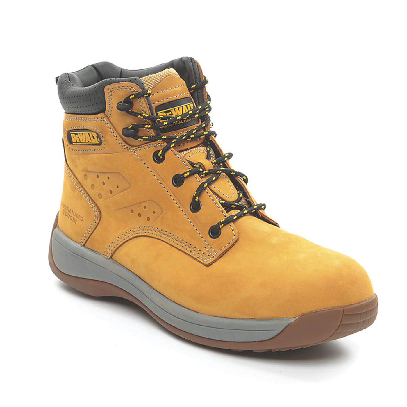 DeWalt Safety Boots Mens Standard Fit Honey Leather Steel Toe Lightweight Size 4 - Image 5