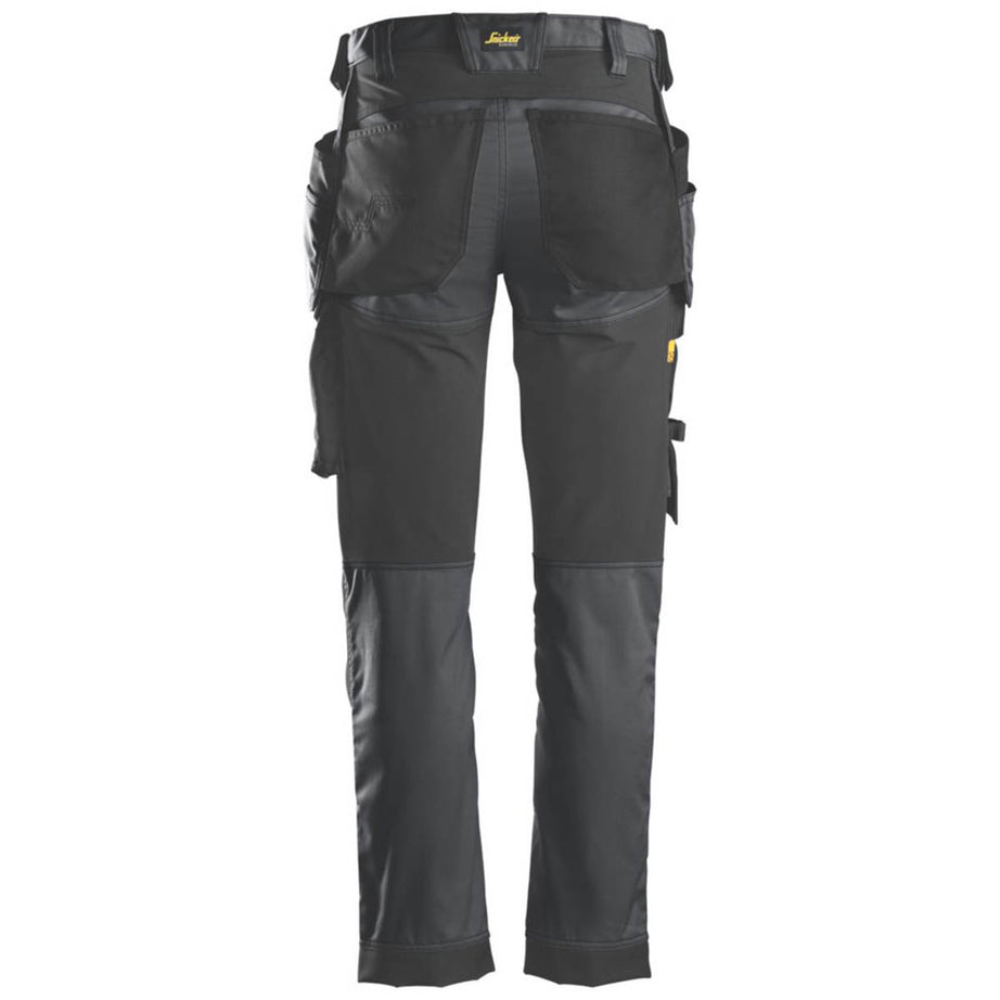 Snickers Work Trousers Mens Slim Fit Grey Stretch Multi Pockets Cargo 36W 35L - Image 5