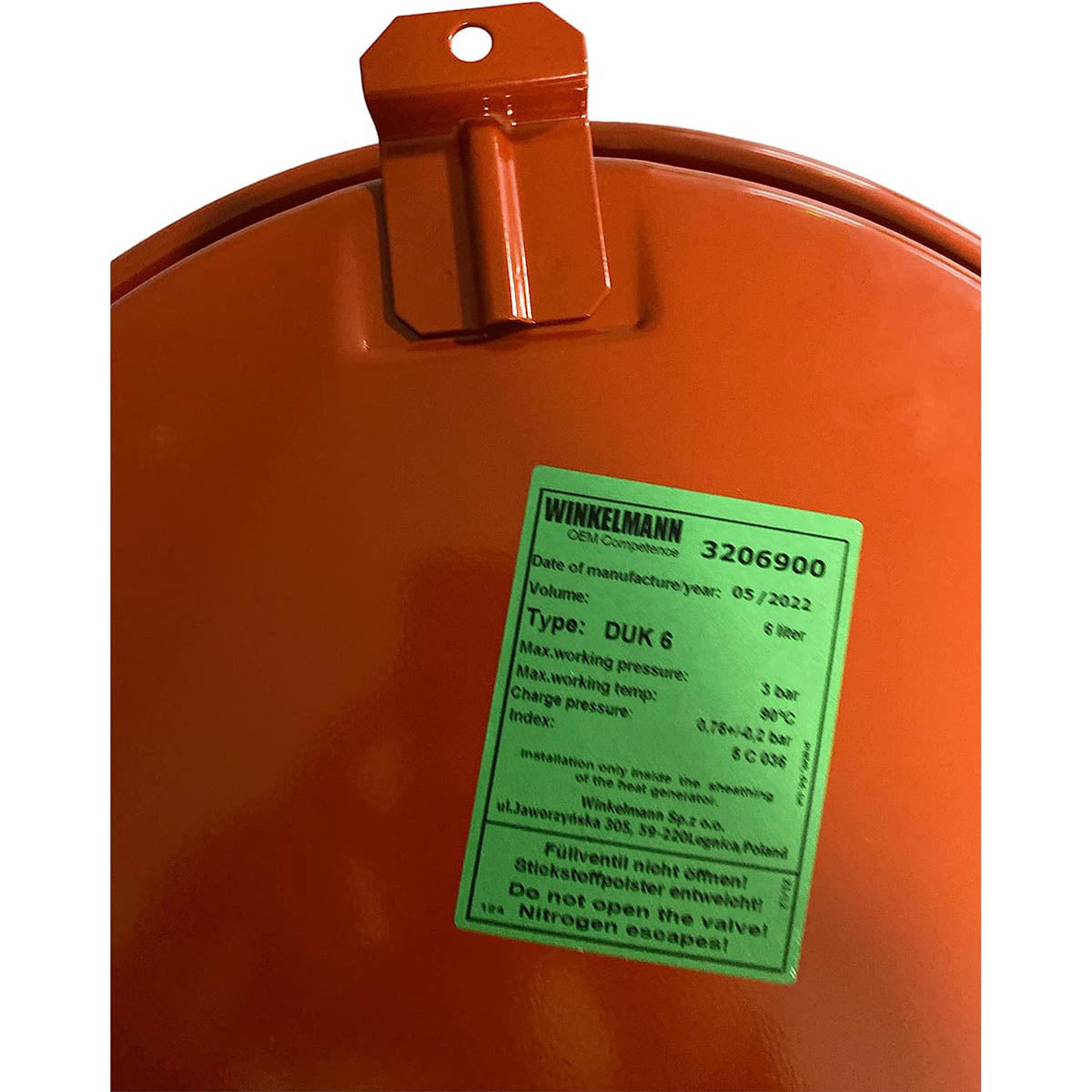 Worcester Bosch Expansion Vessel 87161055450 Boiler Spares Part Hydraulics - Image 3