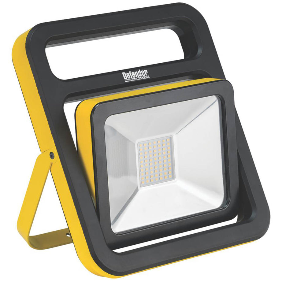 Defender LED Work Light Slimline Portable Compact Freestanding 30W 2400lm 240V - Image 2