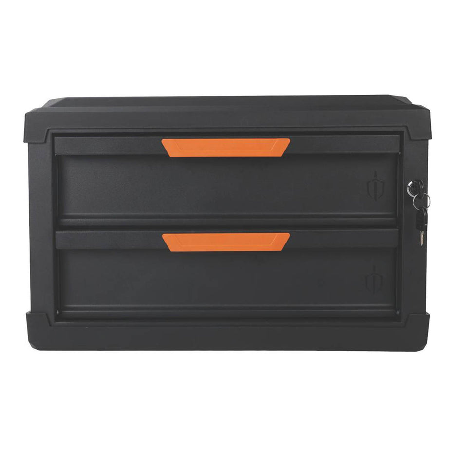 Magnusson Tool Chest 2 Drawer Metal Plastic Black Stackable Weather Resistant - Image 2