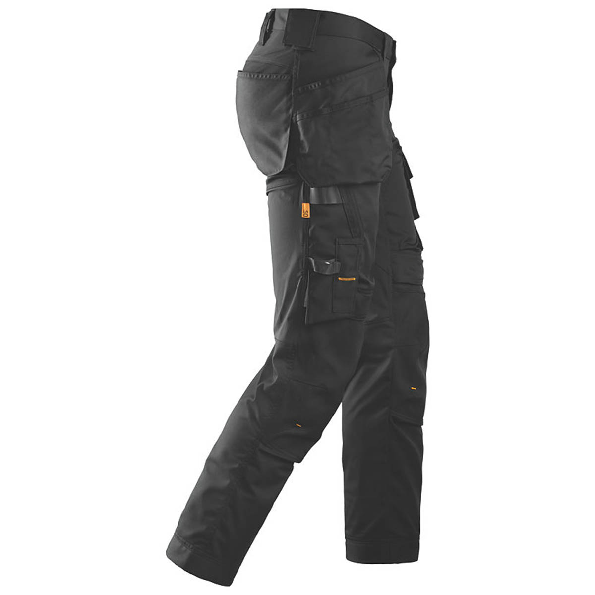 Snickers Work Trousers Mens Slim Fit Black Stretch Multi Pockets 30"W 30"L - Image 4