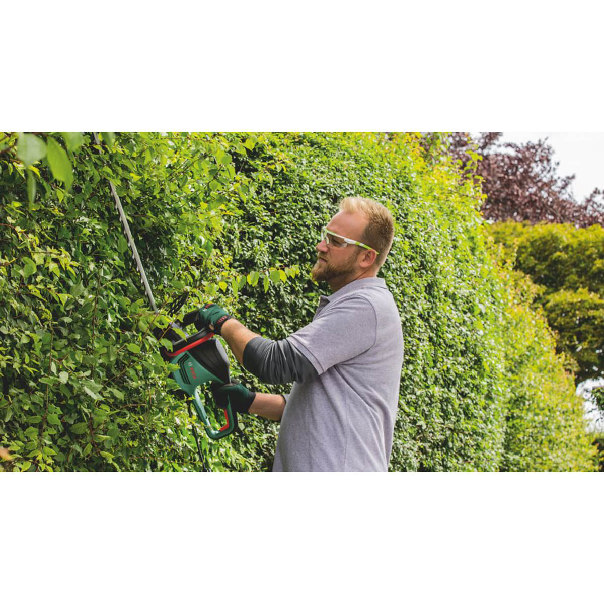 Bosch Hedge Trimmer Electric ADVANCEDHEDGECUT70 Garden 70cm Branch Cutter 500W - Image 2