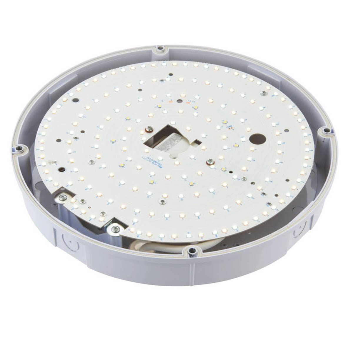 Saxby Outdoor Bulkhead LED Variable White Round Microwave Sensor Gloss White - Image 5