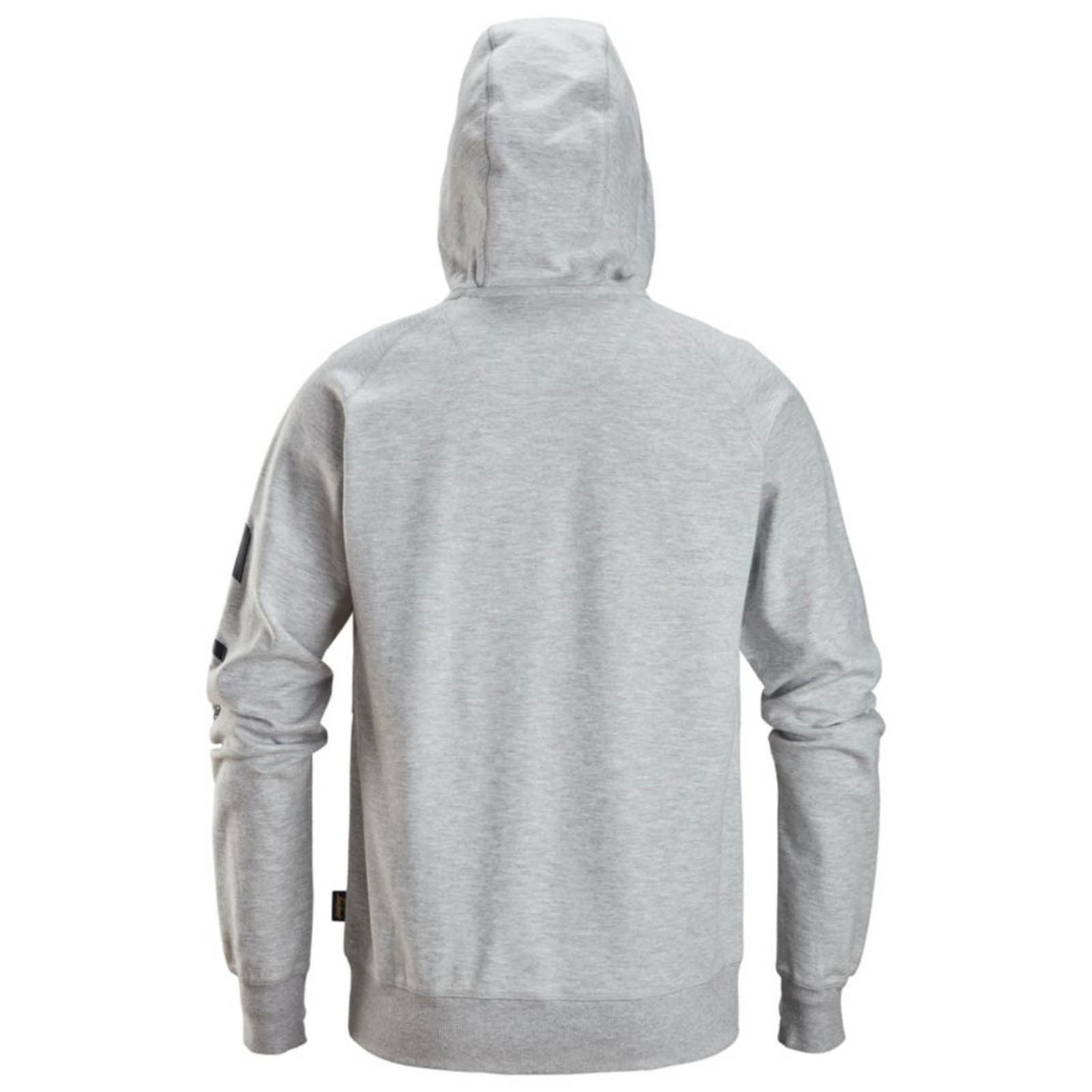 Snickers Work Hoodie Mens Grey Full Zip Breathable Jumper Large 43" Chest - Image 2
