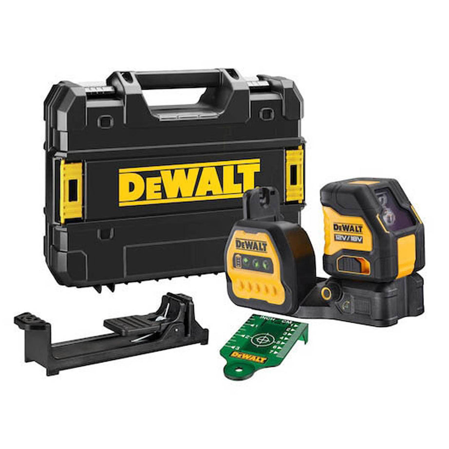 DeWalt Laser Level Cordless 12/18V DCE088NG18-XJ Cross Line Green Beam Body Only - Image 1