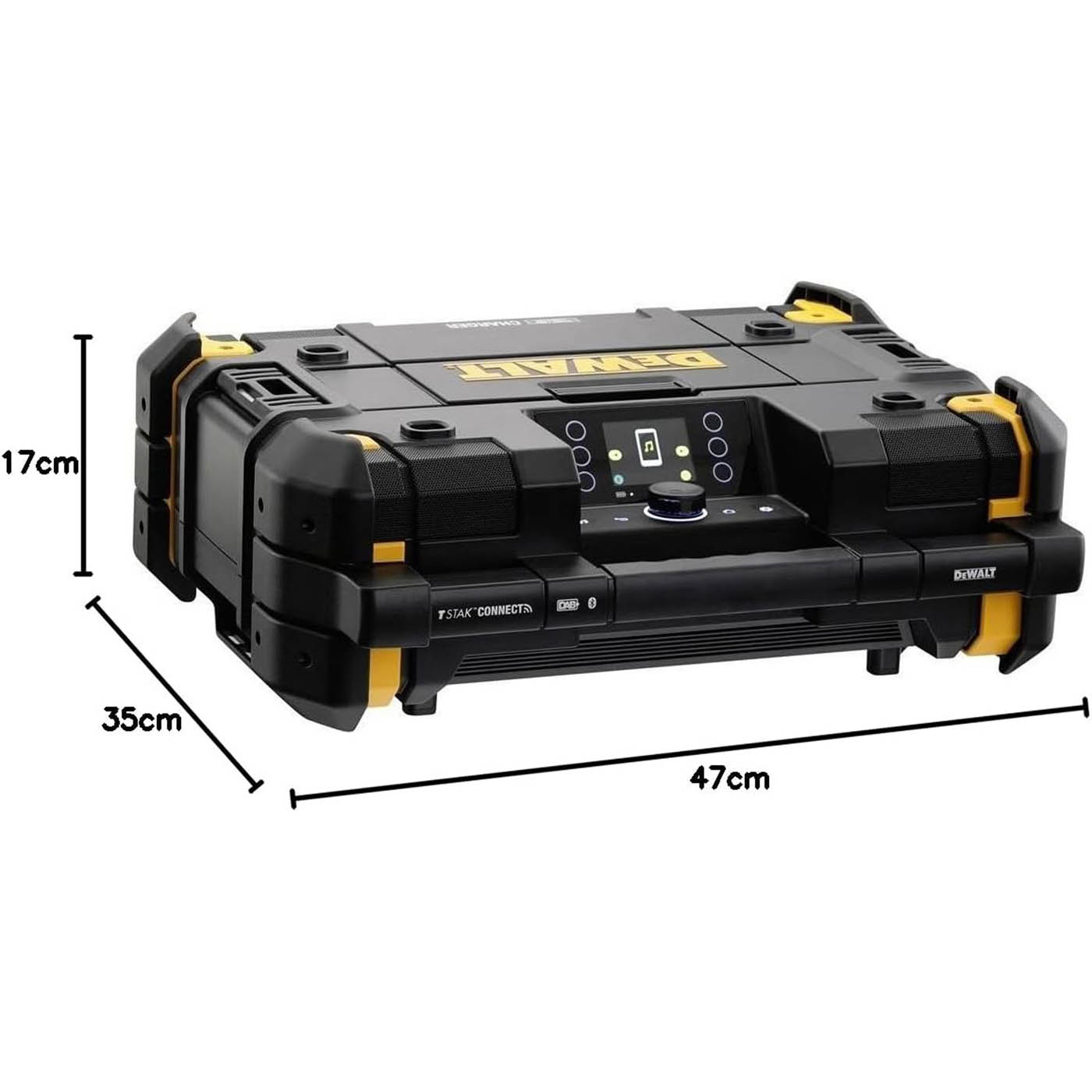 DeWalt Site Radio Cordless 18V Li-Ion DWST1 DAB/FM/AM Portable Compact Body Only - Image 2